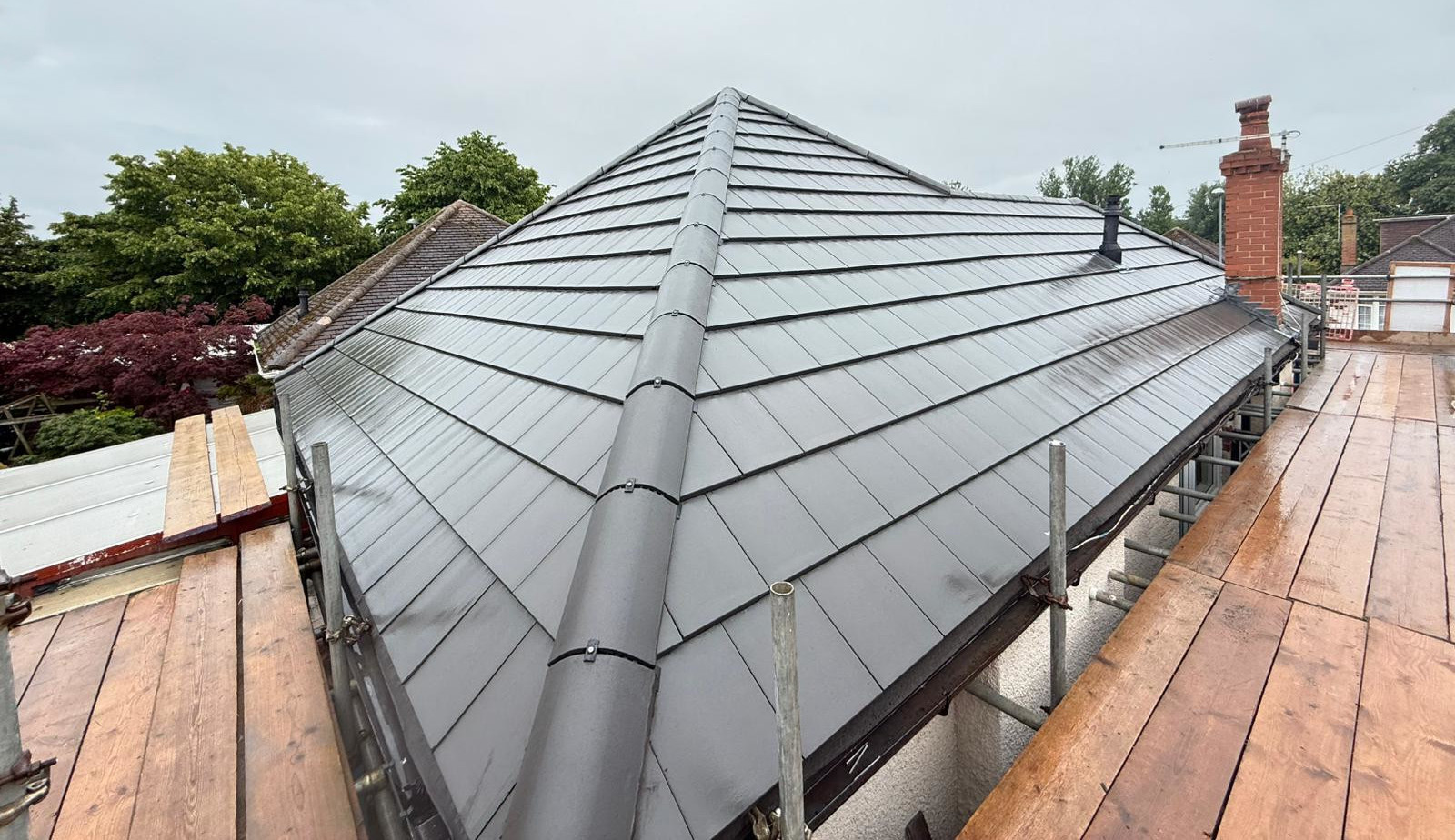 High quality roofing work by Cheadle Roof Repairs.